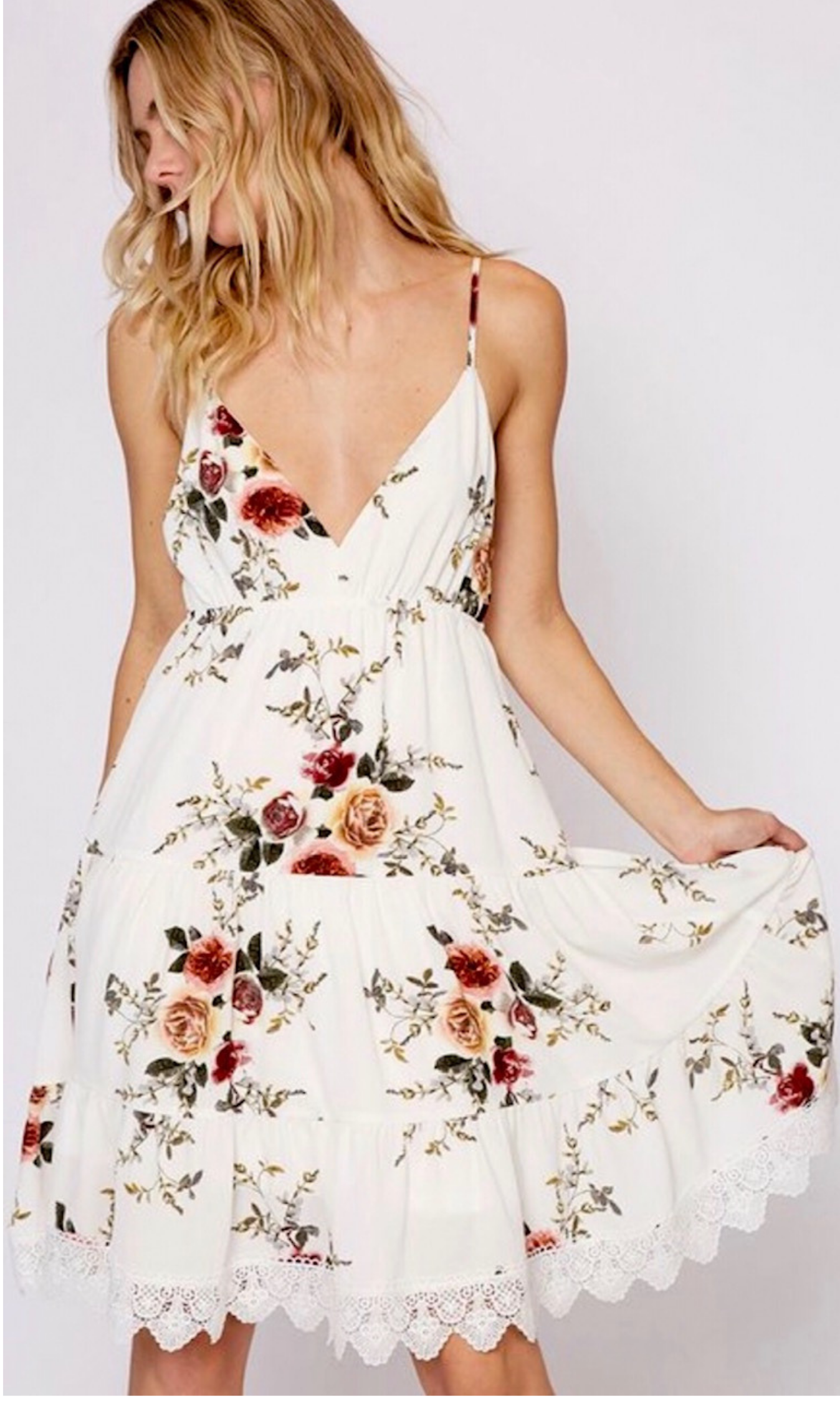 FLORAL FLOWY DRESS – Casa de fashion